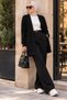 Women's Pompom Detailed Hair Braid Patterned Loose Long Sleeve Knitwear Cardigan