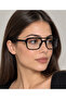 Black Frame Transparent Blue Light Protective Non-Prescription Computer Tablet Phone Glasses Rectangular - 2