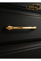 Verona 224 mm Gold Zamak Furniture Handle – 26 cm Cabinet and Drawer Handle