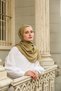 Talia Kibrit Pattern Jacquard Shawl - 4