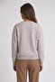 Stoned Gray Women's Sweatshirt 26K0225K1 - 4