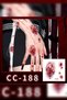 Halloween Temporary Tattoo Sticker 5 Pieces Horror Themed Realistic Looking Waterproof - 6