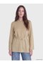 Two Mt Shop Quality Lcw Modest Beige Camisole Plain Standard & Regular Women's Tunic