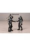 Biker Figure Keychain Set with Helmets for Couples – 2-Piece 3D Printing Lover Gift for Women and Men - 2