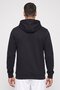 Men Sportswear Fit Brand Logo Outdoor Hoodie, Black - 4