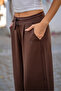Soft Textured Adjustable Cuff Barrel Jogger Sweatpants - 4