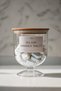 2-Pack Dishwasher Tablets and Detergent Storage Jar 1500 ml – Transparent Hard Plastic Organizer Set with Wooden Lid - 4