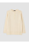 Peak New Season Beige Crew Neck Women's Knitwear Tunic - 5