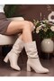 Rsl 2430 Beige Women's Bellows Short Boots