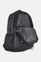 Men Brand Logo Backpack, Black - 3