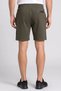 Men Brand Logo Outdoor Shorts, Dark Olive - 4