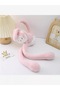 Cute Cat Hello Kittyyy Patterned Teen Pink Girls' Plush Playable Ear Sound Activated Movable Winter Warmer Rabbit Ears Bowknot Long Sleeve Winter Earflap Hat - 2