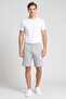 Men Brand Logo Outdoor Shorts, Light Grey - 2
