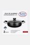 Non-Stick Aluminium Low Pot, Multicolor - 2