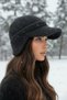 Women's Winter Soft Hat with Earflaps and Ear Muffs