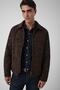 PU LEATHER MONOGRAM JACKET