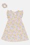 Kids Girl 2 Pcs Floral Print Dress With Scrunchie, Multicolor - 3