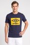 Men Sportswear Fit Short Sleeve Outdoor T-Shirt, Navy