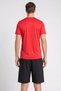Men Sportswear Fit Short Sleeve Training Jersey, Red - 4