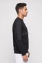 Men Sportswear Fit Long Sleeve Outdoor Sweatshirt, Black - 3