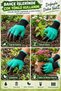 Green Black Nail-Clipped Garden Gloves Soil Digging Sowing Planting Weeding Gloves - 2