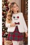 3-Piece Girls' Top and Bottom Set with Shorts, Skirt, and Bolero, Ages 2-9