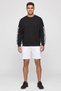 Men Sportswear Fit Long Sleeve Outdoor Sweatshirt, Black - 2