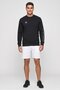 Men Sportswear Fit Embroidered Logo Outdoor Sweatshirt, Black - 2