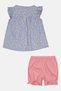 Toddlers Girl 2 Pieces Floral Print Dress And Shorts Set, Multicolor - 3