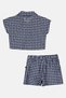 Toddlers Girl 2 Pcs Gingham Pattern Top And Skort Set, Multicolor - 3
