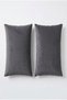 Babyface Velvet Decorative Throw Pillow Cover Stain Resistant Soft Texture 2-Piece (2 Pcs) - 3