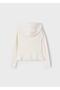 Zippered Hooded Girl's Cardigan - 2