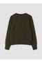 Alita City Lcw Vision Khaki Knitwear Plain Short Women's Cardigan with a Difference - 3