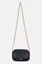Women Brand Logo Camera Bag, Black