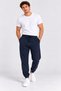Men's Elastic Cuffed Zippered Parachute Fabric Trousers with Back Pockets Beige Smoked Gray Khaki Navy Blue Black - 2