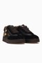 Women's Lace-Up Leopard Detailed Leather Shoes 26K D26Ka-365 Black Floter - 5