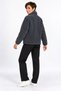 Women's Smoked Color Soft Welsoft Fleece Jacket with Zipper and 3 Pockets - 7