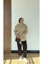 Women's Belted Stand Collar Stylish Trench Coat - 2
