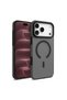 iPhone 17 Pro Max Case Strong Magsafe Ring Frosted Back Cover Camera Raised Matte Silicone Butam - 4