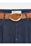 72383 Belted Lycra Denim Capri - 7