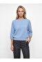 10852 Crew Neck Soft Textured Sweater