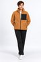 Women's Brick Color Soft Welsoft Fleece Jacket with Zipper and 3 Pockets - 7