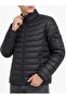 Men's Black Turtleneck Regular Fit Coat - 6