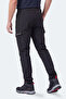 Climax I Men's Wind and Water Resistant Softshell Black Pants with Fleece Inside - 7