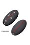Hyundai Compatible Tucson, Ioniq, Kona, Elantra Patterned Silicone Key Case Cover 5-Key Model (Black Red)