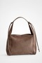Contour Suede Shoulder Bag - 4