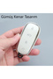 Omoda Compatible Omoda 7, Omoda 5 Silver Edge Tpu Key Case Cover (White) - 4