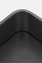 Square Cake Tin With Loose Base, Grey - 3