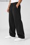 Unisex Black Baggy Tracksuit 100% Cotton 3 Thread Seasonal/Winter - 2
