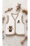 Cute Teddy Bear and Bee Printed Quilted Children's Vest - 4